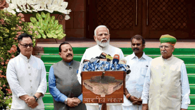 PM Modi sets stage for stormy session with 'Emergency' attack; opposition responds with 'save Constitution' march