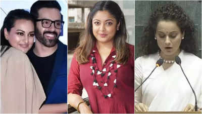 Sonakshi Sinha's brother Luv on not attending her wedding with Zaheer Iqbal, Tanushree Dutta reacts to Nana Patekar's response on MeToo, Kangana Ranaut takes oath as MP: Top 5 entertainment news of the day