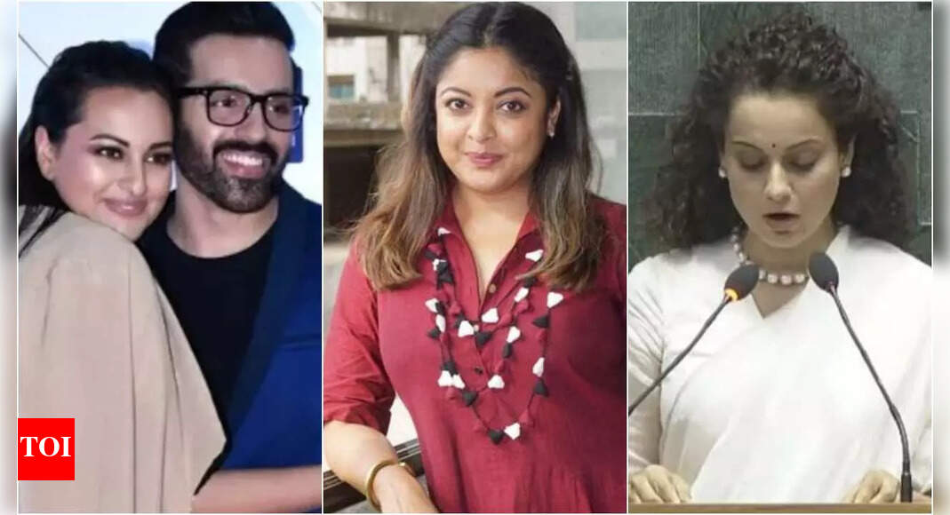 Sonakshi Sinha&rsquo;s brother Luv on not attending her wedding with Zaheer Iqbal, Tanushree Dutta reacts to Nana Patekar&rsquo;s response on MeToo, Kangana Ranaut takes oath as MP: Top 5 entertainment news of the day | Hindi Movie News &ndash; Times of Indi