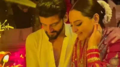 Sonakshi Sinha's third wedding look costs Rs 2.5 lakh