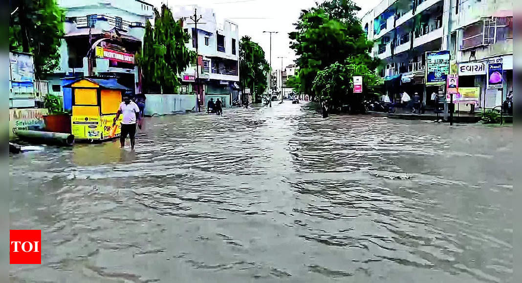 Rain: Rain brings respite from scorching heat | Vadodara News - Times ...