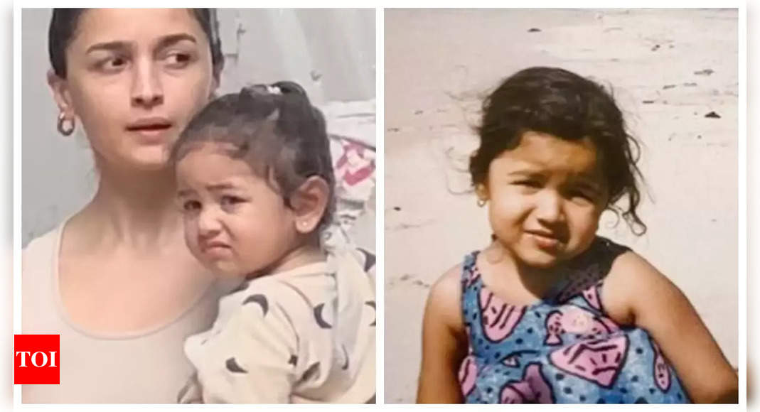 Raha Kapoor's adorable frown compared to Alia Bhatt's 'resting face ...