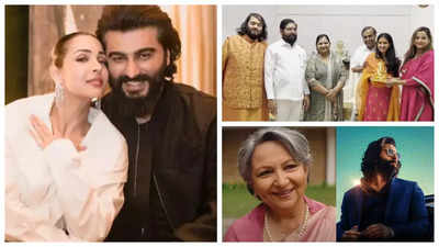 Malaika Arora misses Arjun Kapoor's birthday bash, Anant Ambani-Radhika Merchant invite CM Eknath Shinde to their wedding, Sharmila Tagore on misogyny in 'Animal': Top 5 entertainment news of the day