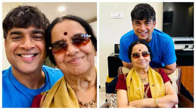 R Madhavan's mother Saroj Ranganathan shares lovely photos with his actor son; says 'I like my son when he is clean shaven' - See inside