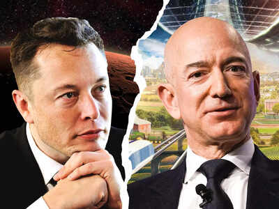 Amazon founder Jeff Bezos' Blue Origin complains to the US government about Elon Musk's SpaceX, Tesla CEO responds - Times of India