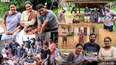 These BTS pictures from the sets of Urvashi-Parvathy Thiruvothu’s ‘Ullozhukku’ are simply unmissable! - See inside