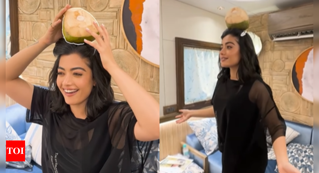 Rashmika Mandanna delights fans with playful video perfoming 