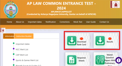 AP LAWCET, PGLCET Results 2024 Released: Direct Links To Download Rank ...