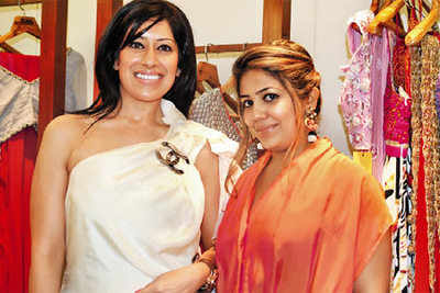 Haute couture collection of Maheka Mirpuri was unveiled at Fuel store in Pune