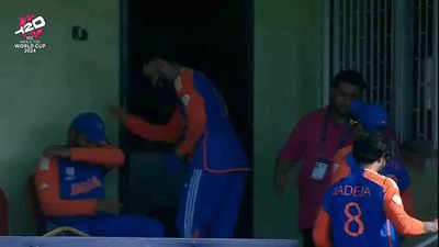 Watch: Emotional and relieved Rohit Sharma cheered on by Virat Kohli after India's win against England in T20 World Cup semifinal