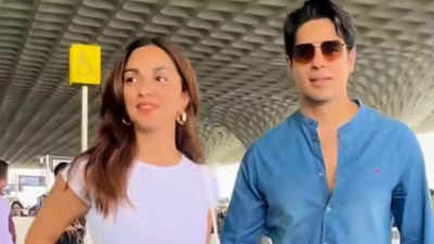 Sidharth Malhotra and Kiara Advani slay airport fashion with ...