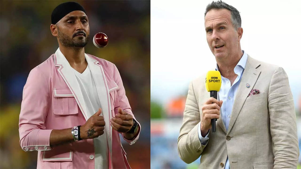 ‘Keep your rubbish with yourself’: Harbhajan Singh blasts Michael Vaughan for his semifinal venue favoured India comment – Times of India