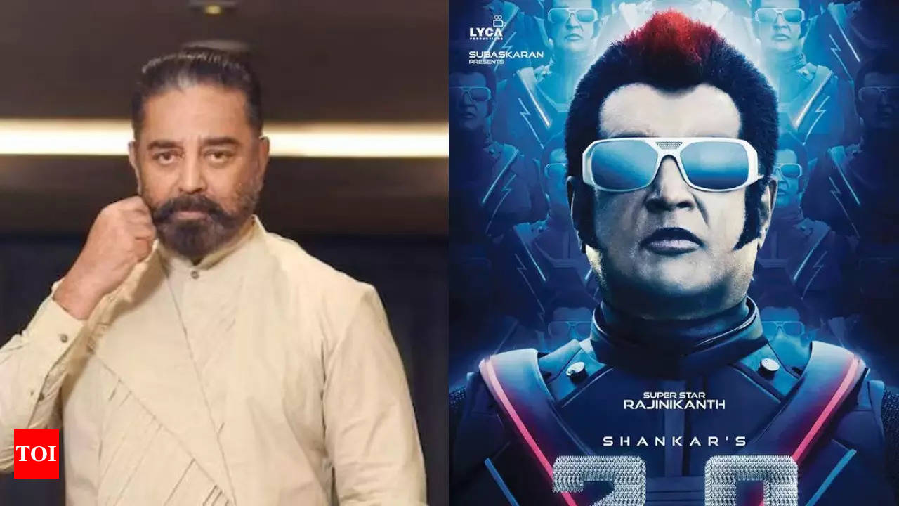 Kamal Haasan reveals why he turned down Enthiran and playing villain in Rajinikanth s 2.0 Tamil Movie News Times of India