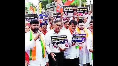 Embezzlement of funds: BJP ups ante, seeks CM’s resignation during protests