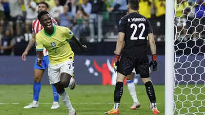 Brazil Vs Paraguay: Vinicius Junior nets brace in Brazil's 4-1 Copa ...