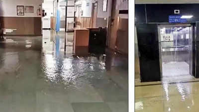 Rain cripples medical services at hospitals, many surgeries put off at Delhi AIIMS and LNJP