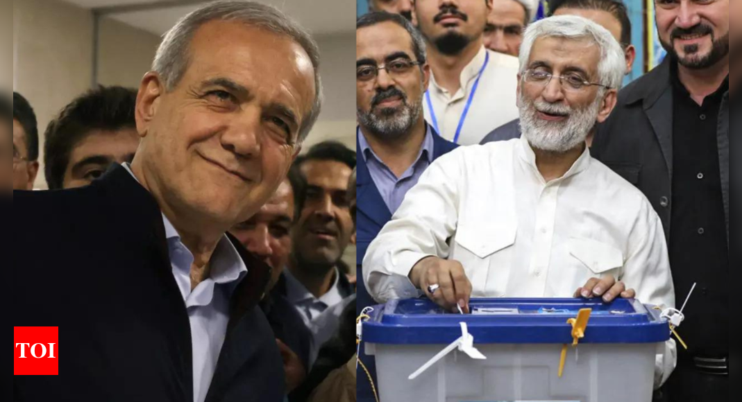 Iran presidential elections: Runoff between reformist Pezeshkian and hard-liner Jalili; what are the rules – Times of India