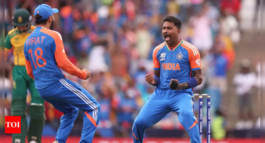 Watch: The winning moment as India clinch second T20 WC title