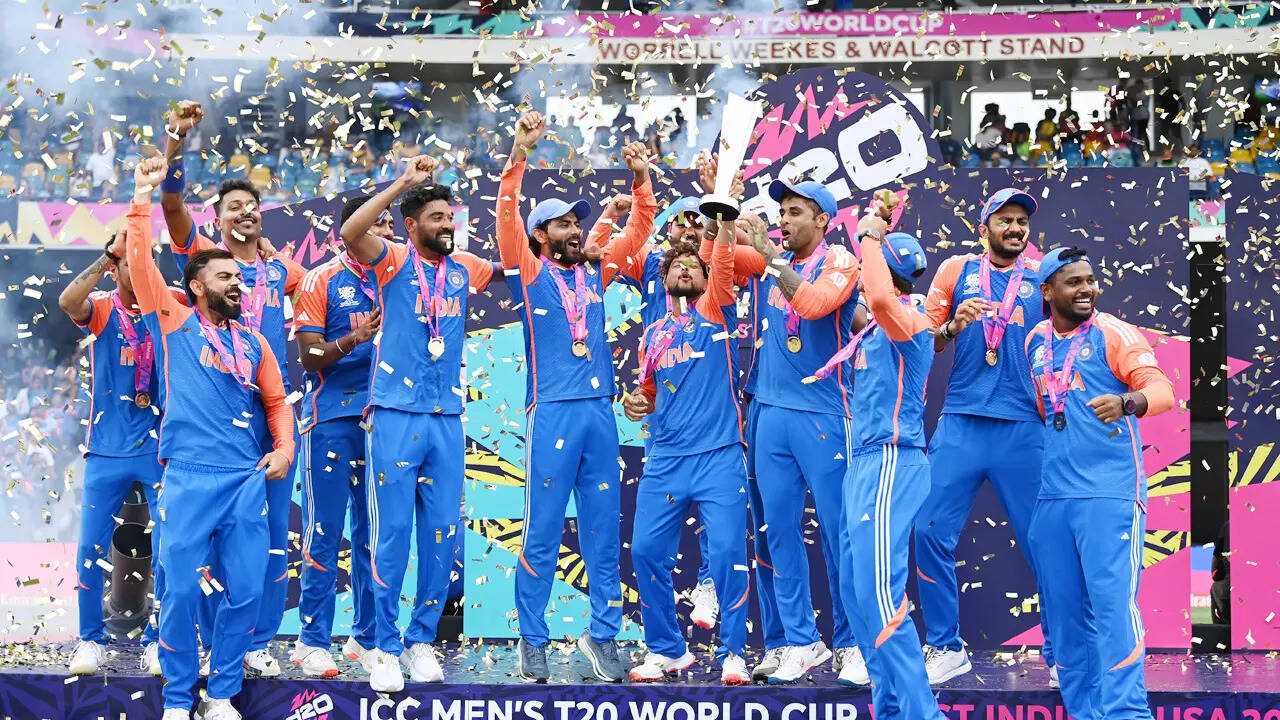 Team India becomes T20 World Cup 2024 champions; Virat Kohli bids adieu to T20Is | Cricket News - Times of India