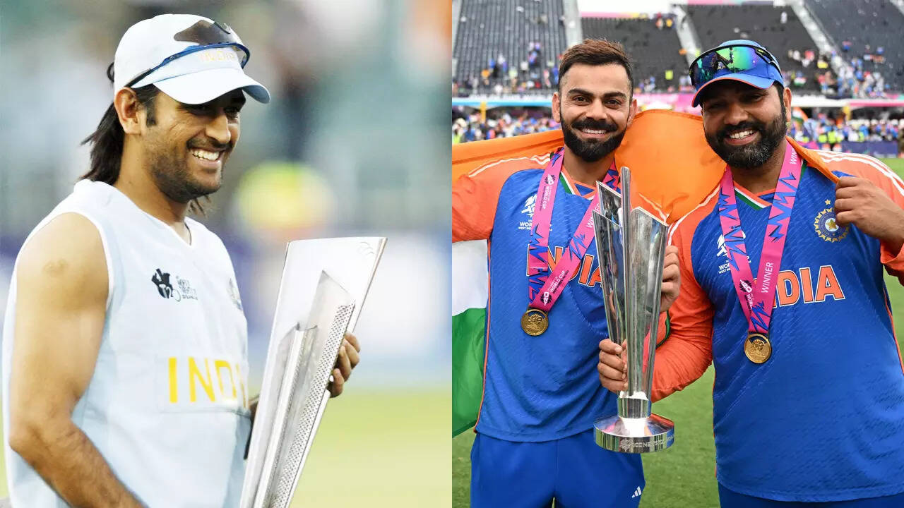 My heart rate was up': MS Dhoni's special post for World Champions Team India | Cricket News - Times of India