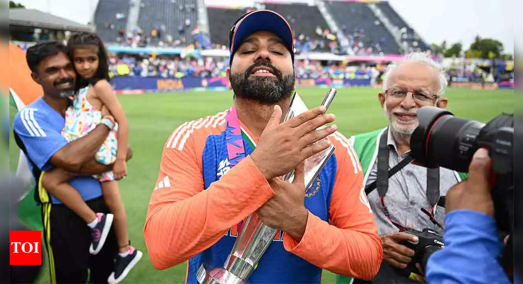 'Yehi toh khel hai…': Rohit Sharma's hilarious reply to scribe after T20 World Cup title victory against South Africa – Watch | Cricket News – Times of India