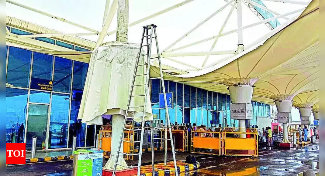Yağmur Rajkot Uluslararası Havalimanı’nın kırılgan altyapısını nasıl tehlikeye atıyor |  Rajkot Haberleri