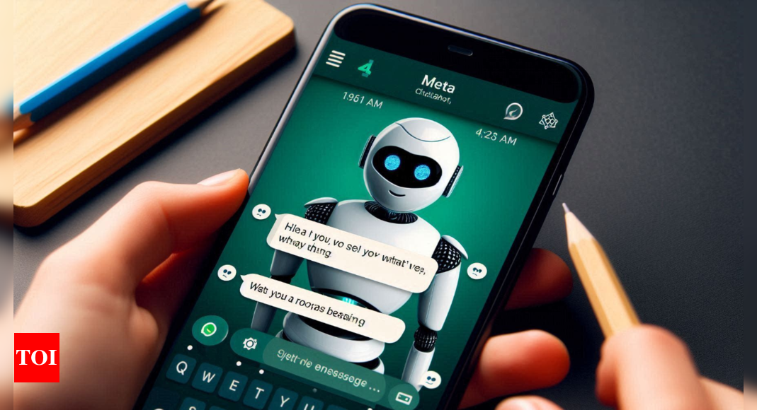 Meta AI now available on WhatsApp: A step-by-step guide on how to use the chatbot - Times of India