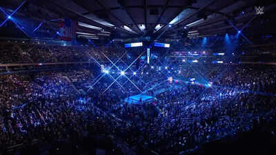 Wrestling Arena Crowd Background