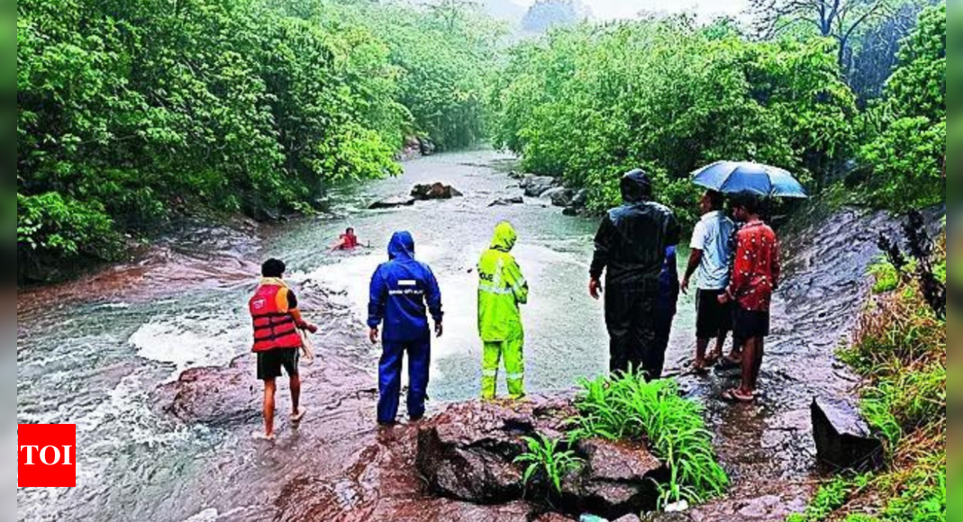 Waterfall trip turns tragic as 5 drown near Lonavala dam
