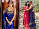 Rashmika Mandanna embraces her Kodagu heritage in elegant blue Coorgi silk sari