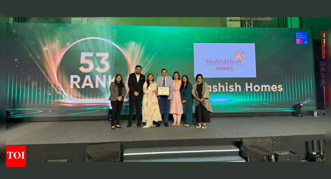 Shubhashish Homes recognised as one of India’s ‘Top 100 Great Mid-Size Workplaces’ and ‘Best Workplaces in Real Estate’ by the Great Place to Work Institute