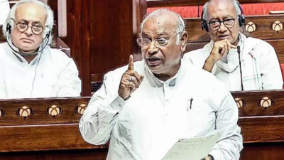 Kharge slams PM, claims RSS-BJP taking over edu system; chair expunges remarks