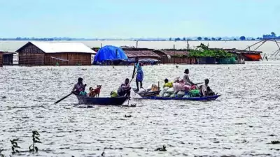Assam-Arunachal flooding cuts off road links to several India-China border  areas | India News - Times of India