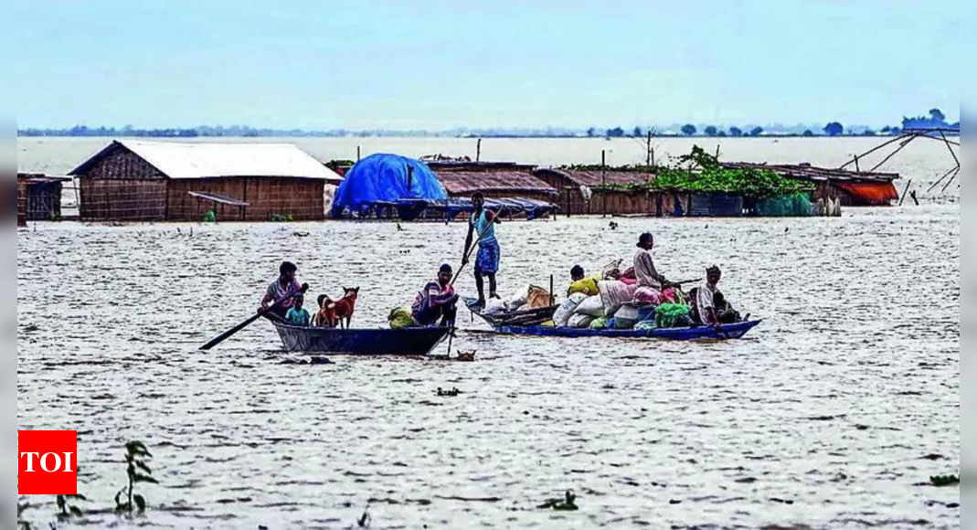 Assam-Arunachal flooding cuts off road links to several India-China border areas