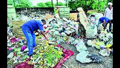 Morning walkers turn garbage pickers