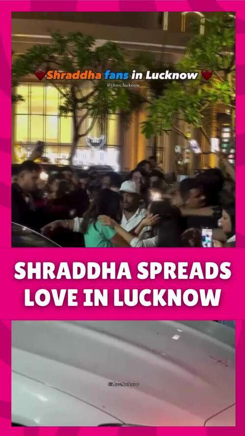 Shraddha Kapoor Mesmerises Lucknow Fans with Impromptu Meet-and-Greet