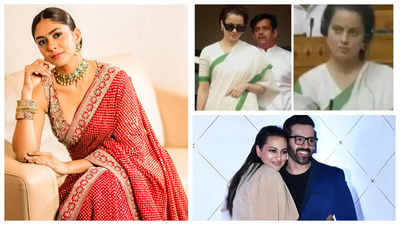 Mrunal Thakur roped in for 'Son of Sardaar 2', Kangana Ranaut's photo from parliament goes viral, Luv Sinha on why he didn't attend Sonakshi Sinha's wedding: TOP 5 entertainment news of the day
