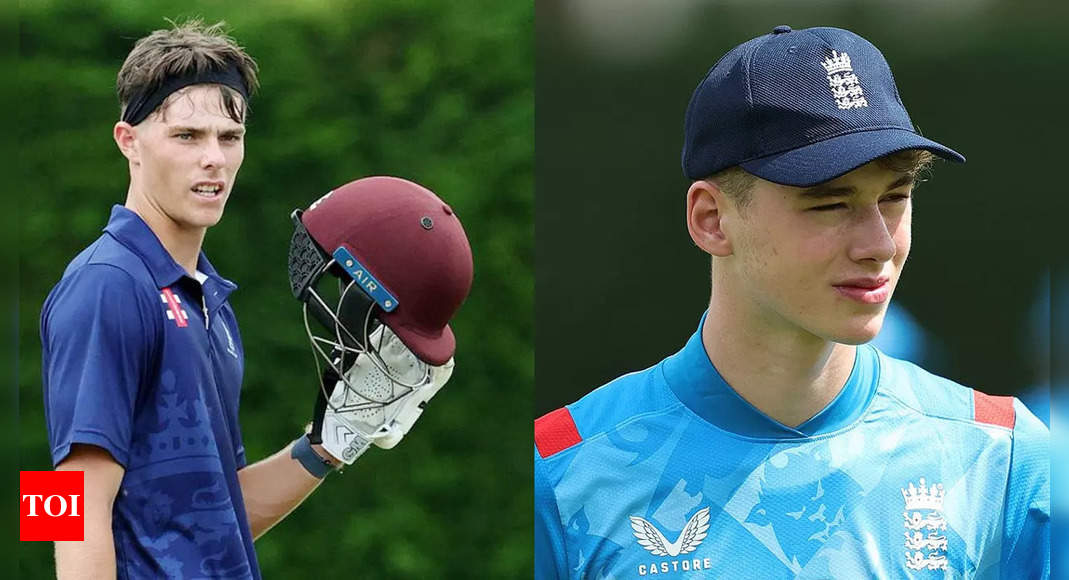 Archie Vaughan and Rocky Flintoff named in England U-19 Test squad