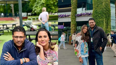 Lara Dutta enjoys Wimbledon with husband Mahesh Bhupathi and daughter Saira: 'Feel so privileged'"