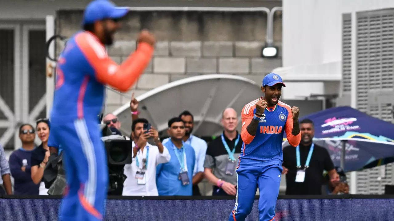 Rohit Sharma’s unseen reaction before Suryakumar Yadav’s T20 World Cup Final heart-stopping catch goes viral – WATCH – Times of India