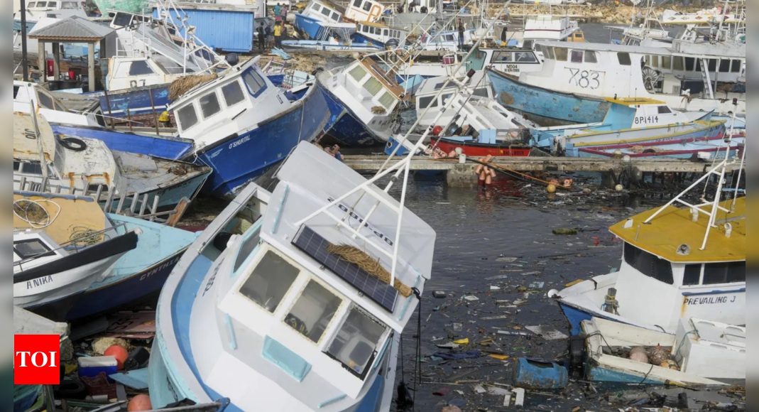 Hurricane Beryl kills seven as it churns towards Jamaica – Times of India