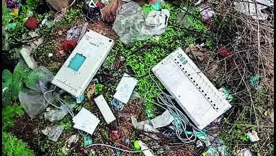 2 EVM ballot units found dumped in garbage in Borsad