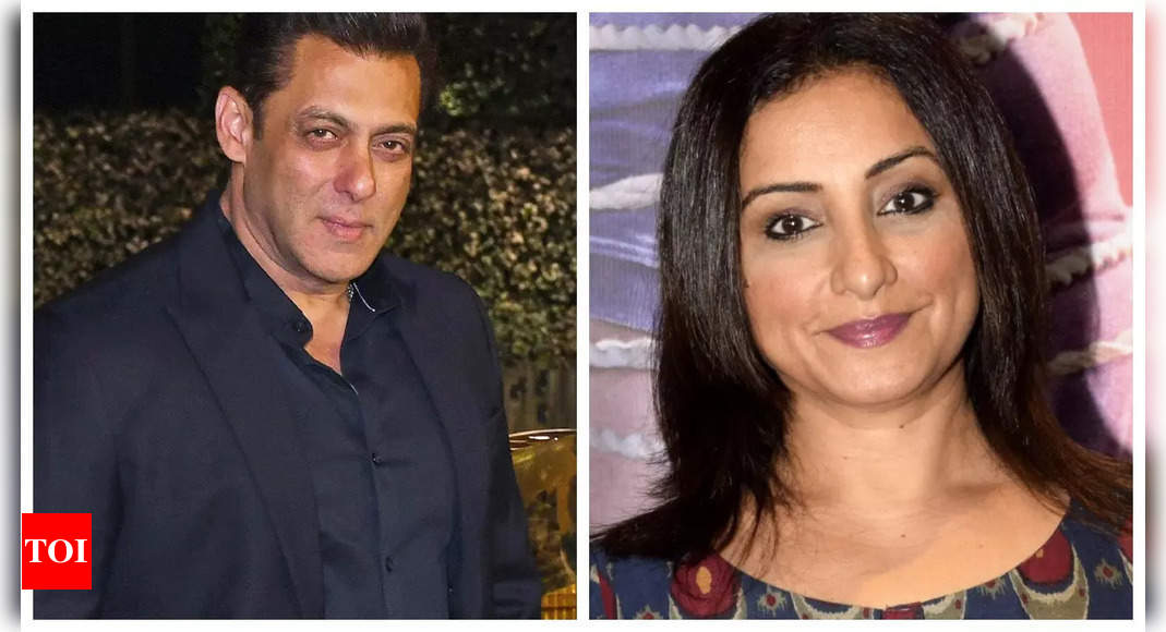 Salman returned to the set to help Divya Dutta