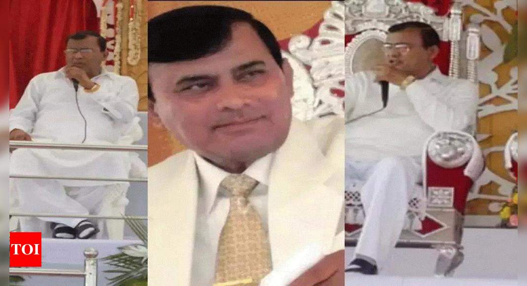 Hathras 'Bhole Baba' remains inactive, adorns white suit, plush life