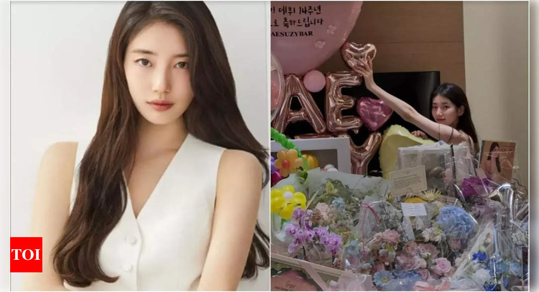 Suzy celebrates 14th debut anniversary with gifts
