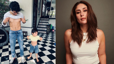 When Kareena Kapoor Khan shared an adorable pic of Ibrahim Ali Khan and Taimur Ali Khan flaunting their abs