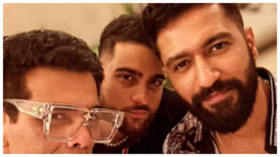 Tauba Tauba in the House: Karan Johar shares a selfie with Vicky Kaushal and Karan Aujla