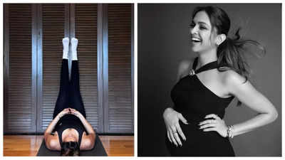 Mommy-to-be Deepika Padukone does 'legs-up-the-wall' pose; husband Ranveer Singh REACTS - See photo