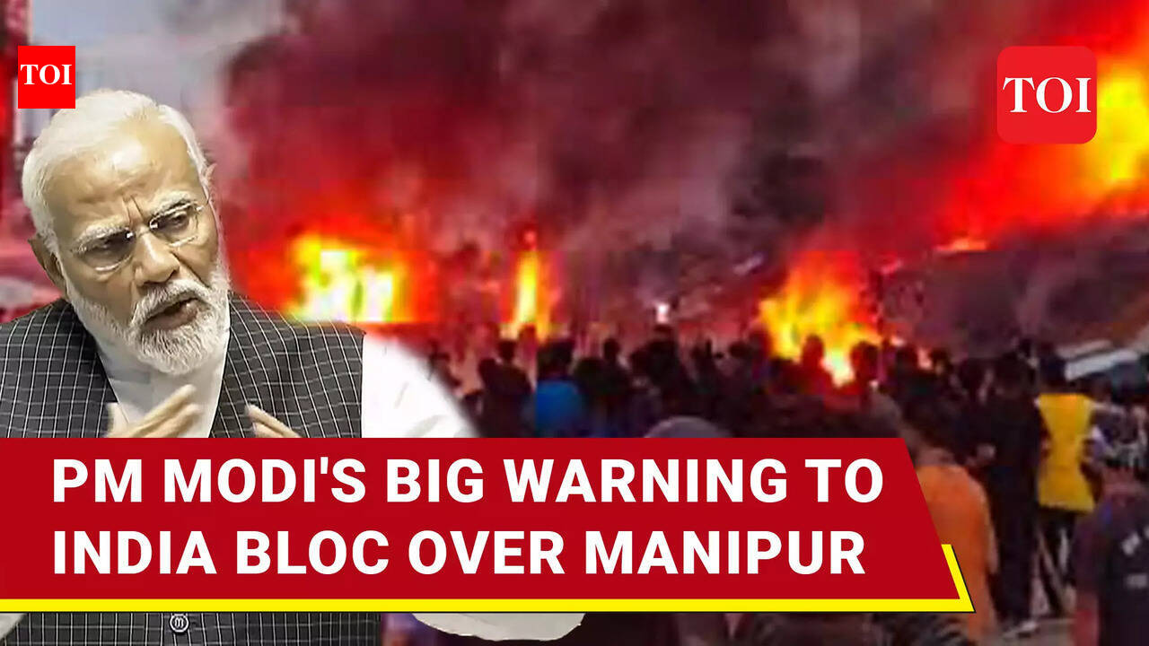 PM Modi Breaks Silence On Manipur Ethnic Violence After Protests By ...