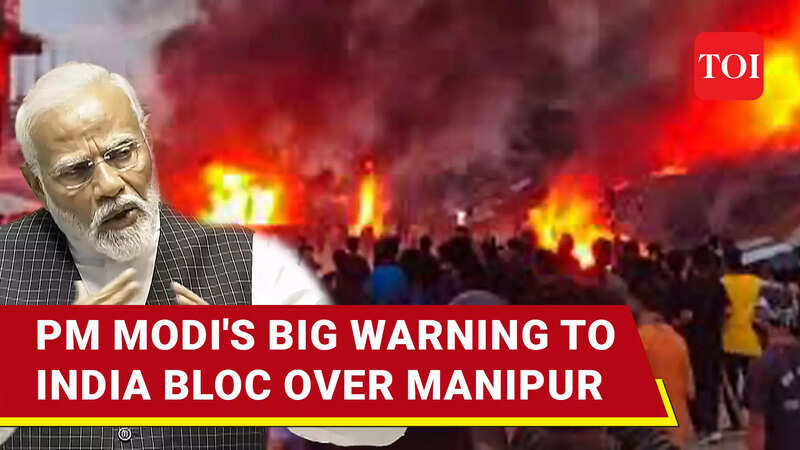 PM Modi Breaks Silence On Manipur Ethnic Violence After Protests By ...